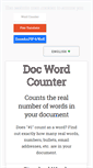 Mobile Screenshot of docwordcounter.com